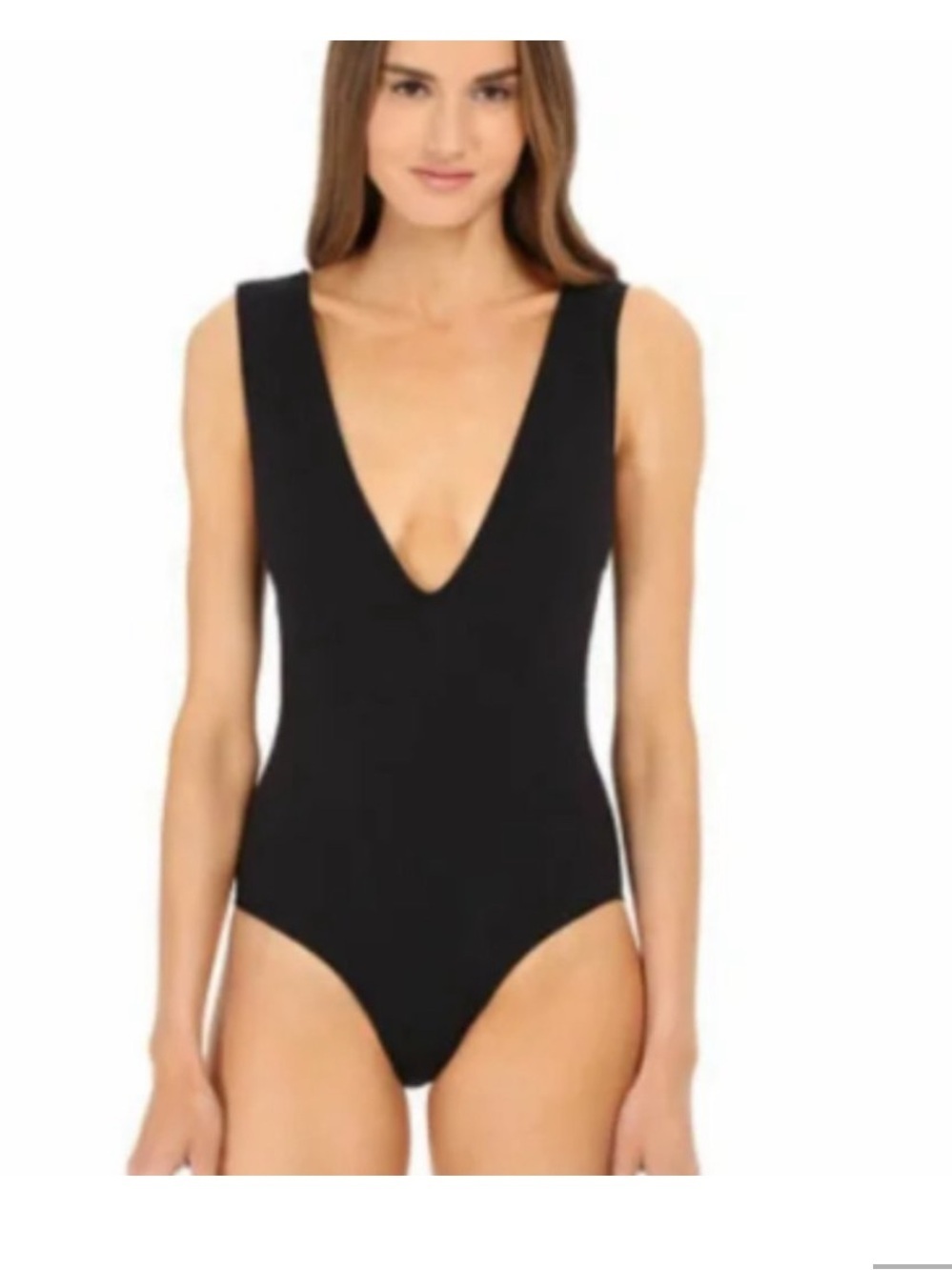 Marysia Black Deep V One-piece Bathing Suit sz small